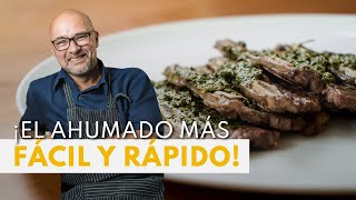 Haz este asado de tira en casa al sartén y chimichurri casero. Receta del sur