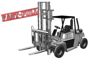 28F- Project 3| Beginner Forklift | SolidWorks  Fast modeling Tutorial: Forklift full video - edited