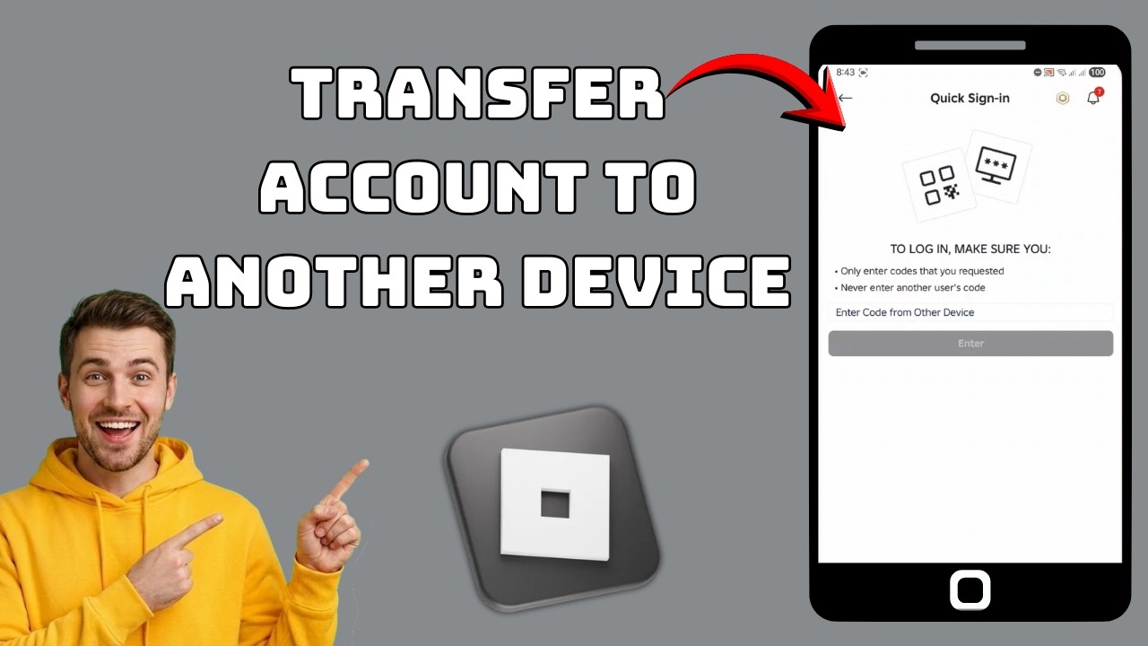 How To Transfer Roblox Account To Another Device YouTube 