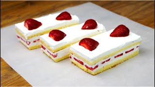 Japanese Strawberry Cake کیک خامه ای