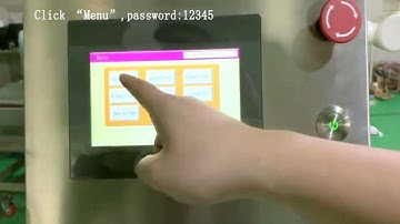 weight check calibration for rejection system inline equipment part 1 control de peso parte uno