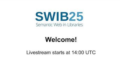 SWIB25 - Wednesday, 19 November