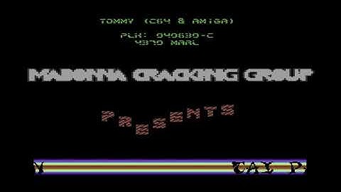 Madonna Cracking Group (MCG) Intro 15 ! Commodore 64 (C64)