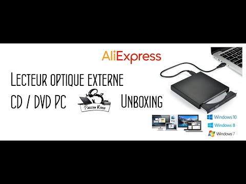 Unboxing Lecteur Externe PC CD / DVD Explication Made In Belgium 🇧🇪 