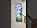 easy bookmark painting idea | #bookmark #painting #youtubeshorts #easypainting