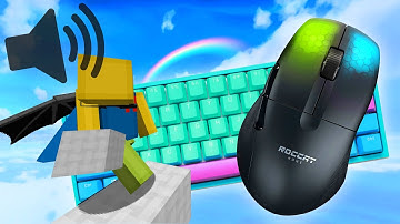 (Hackusated) SMOOTH Godbridge Rush in Bedwars - Keyboard and Mouse Sounds ASMR