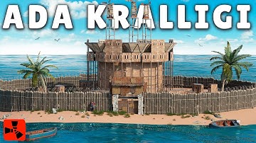 TAŞ OCAĞI SAYESİNDE DEVASA ADAYI SURLA ÇEVİRMEK! | Rust Türkçe @doprust