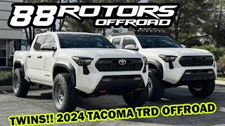 Pair of 2024 Toyota Tacoma TRD Offroad Lifted Westcott Designs & King Shocks