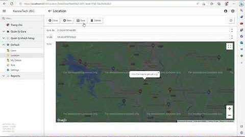 Add module google map in Devexpress XAF Blazor