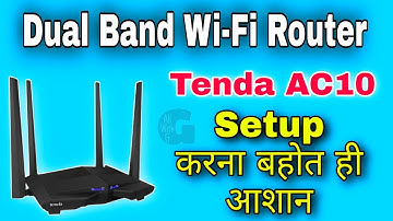 Best Easy Setup Dual Band Wi-Fi Router | Tenda AC10 Setup 