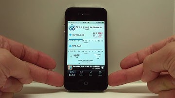Bandwidth Drop: iPhone 4 "Grip of Death" demonstrated