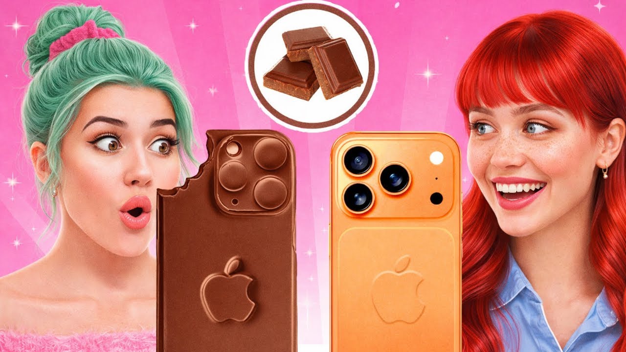 🍫MÂNCARE REALĂ vs MÂNCARE DE CIOCOLATĂ 🤯✨Poți să-ți dai seama care e reală?! Test de Gust Amuzant