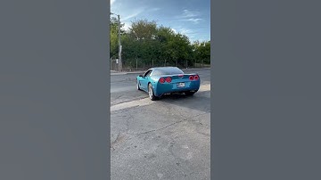 C6 corvette with open headers #chevy #corvette #v8 #americanmuscle