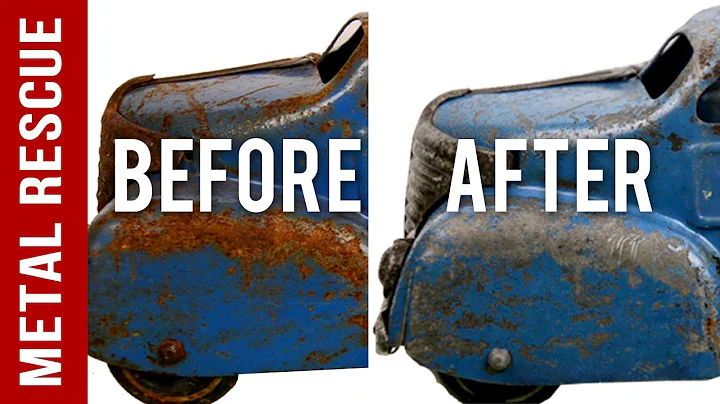 How To Repair Vintage Toys Using Metal Rescue Rust Remover Bath