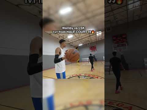 1v1 Half Court Challenge vs Wemby 🏀🔥