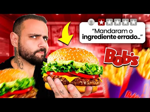 O NOVO LANÇAMENTO DO BOB’s! | Provando Delivery