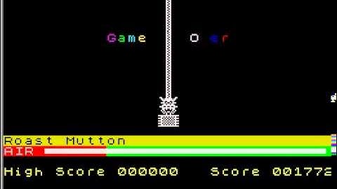 A look at Manic Miner The Hobbit Version on the ZX Spectrum