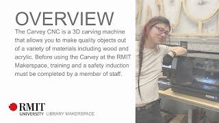 RMIT Makerspace Carvey CNC safety induction