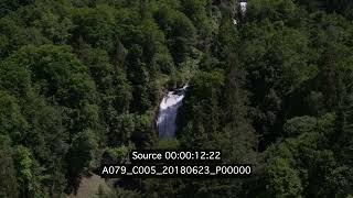 Stock: Swissness Stock Footage / Drohnen Video typisch Schweiz / Wasserfall / Nr.39