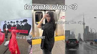 48 HOUR vlog🤍: BTS in Toronto, exploring the city, haidilao, muji, cf eaton centre, travel vlog screenshot 4