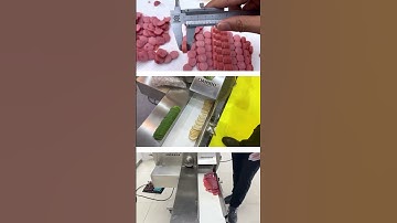 Cooked Meat Slicing Machine  Sausage Salami  Meat Slicer #cookedmeat #freshmeat #slicer #daribo