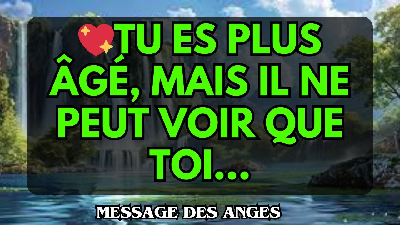 💖TU ES PLUS ÂGÉ, MAIS IL NE PEUT VOIR QUE TOI…
