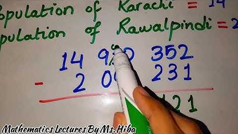 Numbers and Arithmetic Operations | Chap1 | Ex: 1b| Part 4 | Class5 | Countdown | Maths| by Ms. Hiba