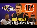 Bengals Receive BIG News Before Clash Against Ravens