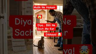 Smart Billi Ne Maalik Ka Hukam Kaise Maana? 🐱✨ #shors #ai