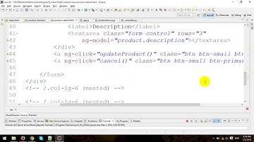 CRUD using Java RESTful Web Services and Hibernate with MVC Architecture in AngularJS - Part 2