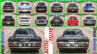 Which is The Top Fastest Hoonigan Car in Forza Horizon 5 | Hoonigan (All) Cars Top Speed Battle