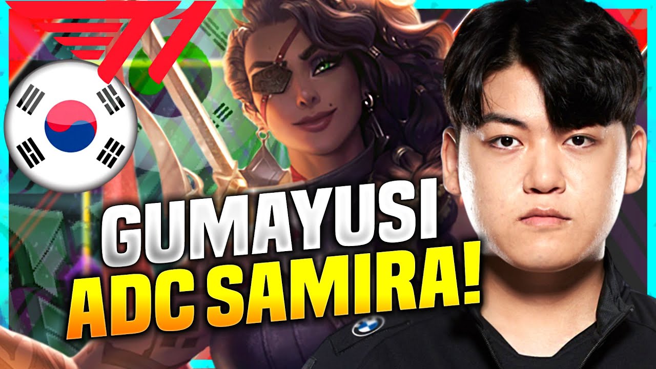 GUMAYUSI DESTROYING WITH SAMIRA! - T1 Gumayusi Plays Samira ADC vs Kindred! | KR SoloQ Patch 10.22