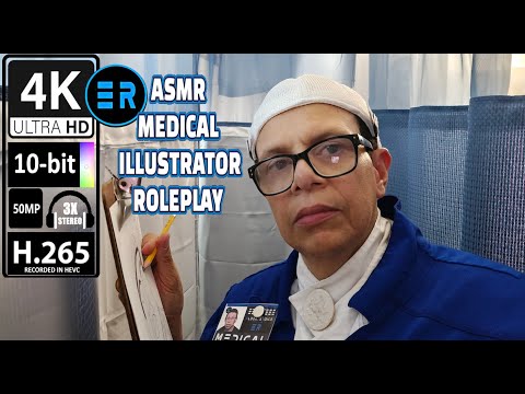 🌟ASMR Medical illustrator  Roleplay ✏️ Very Tingly Drawing