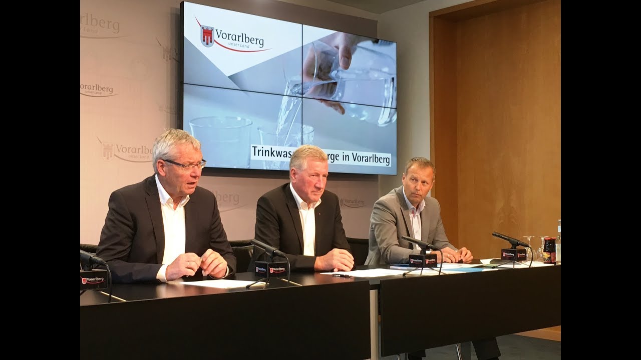 RTV Vorarlberg Aktuell - Pressefoyer Trinkwasservorsorge
