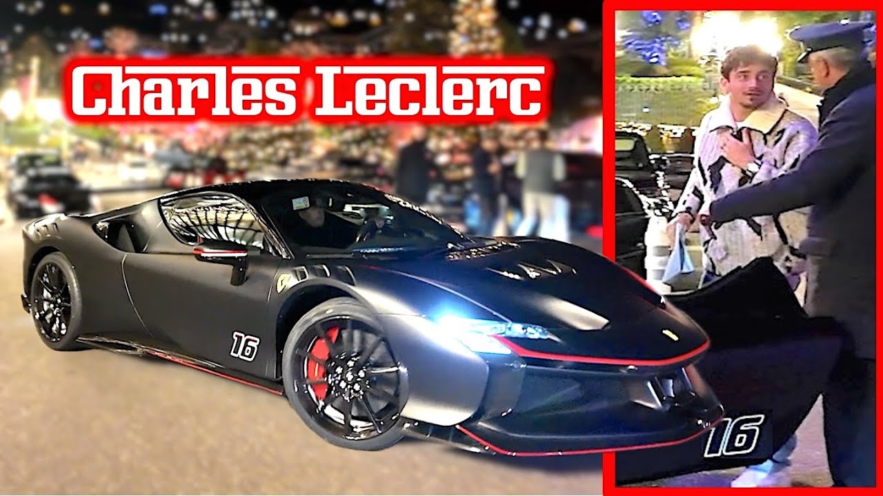 CARSPOTTING de Noël à Monaco ! Charles Leclerc et sa SF90 XX, LaFerrari, 918...