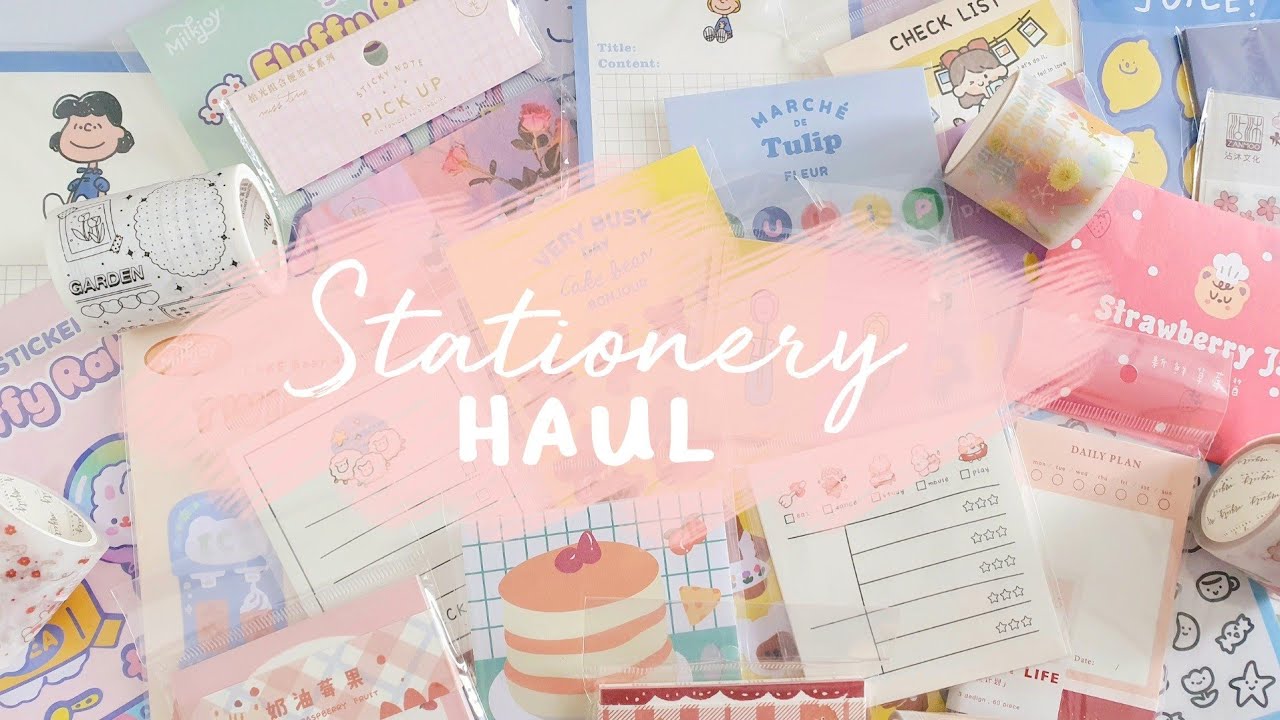 📦 Huge Stationery Haul - Shopee Indonesia 📦