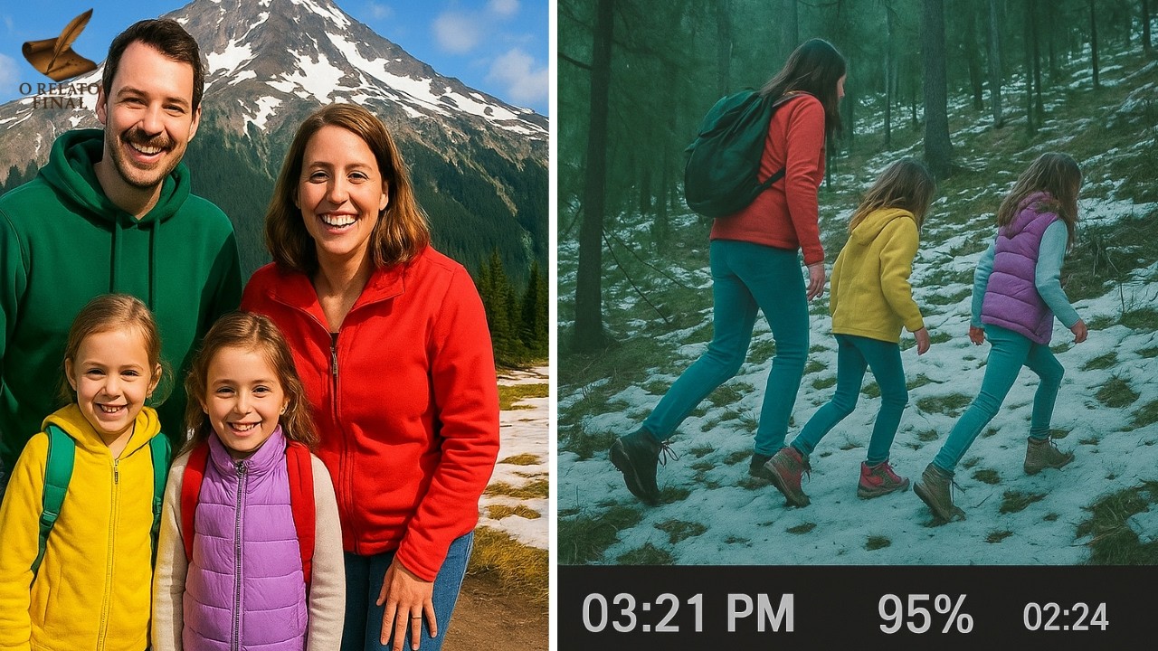 Família desaparece nas montanhas — semanas depois, câmera de trilha revela um detalhe assustador...