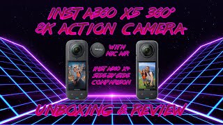 Insta360 X5 8K 360° Action Camera (w/Mic Air) Unboxing, Review & X4 Comparison