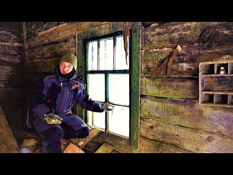 Вот и началось! Приехал в избу. ВПЕРЕДИ, ТОННЫ МЕТАЛЛА! Настоящая уха на костре! УЦЕЛЕВШИЙ БАРАК!