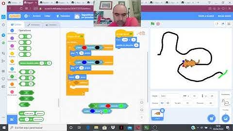 Scratch. Simulación de un robot sigue líneas