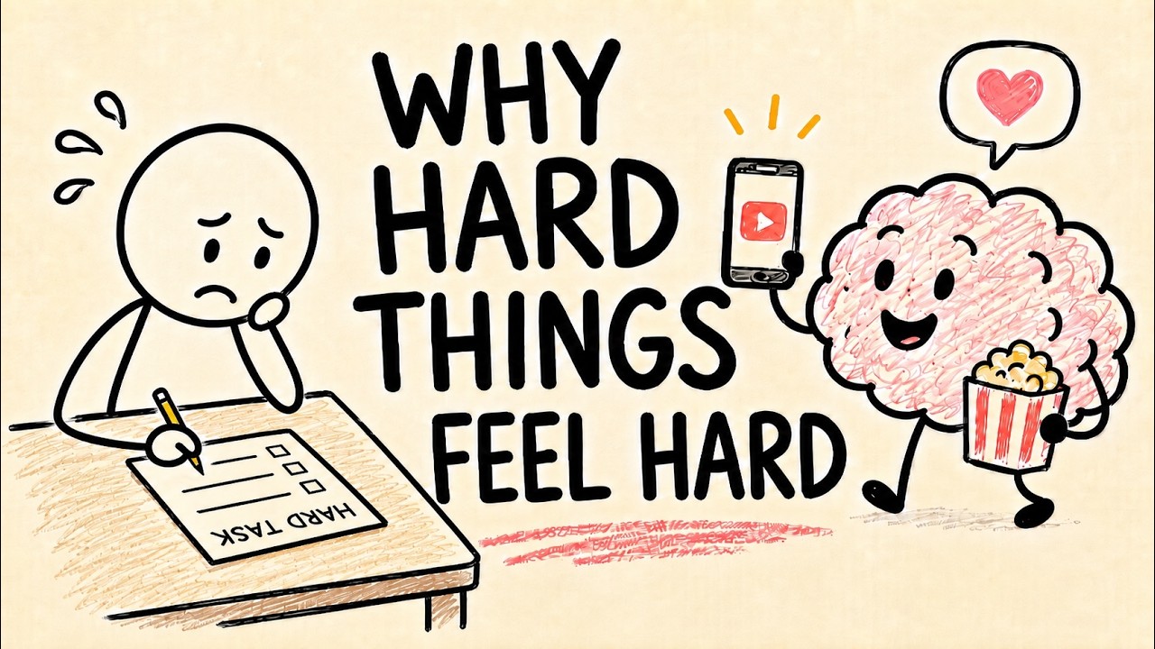 Why Your Brain Avoids Hard Things?