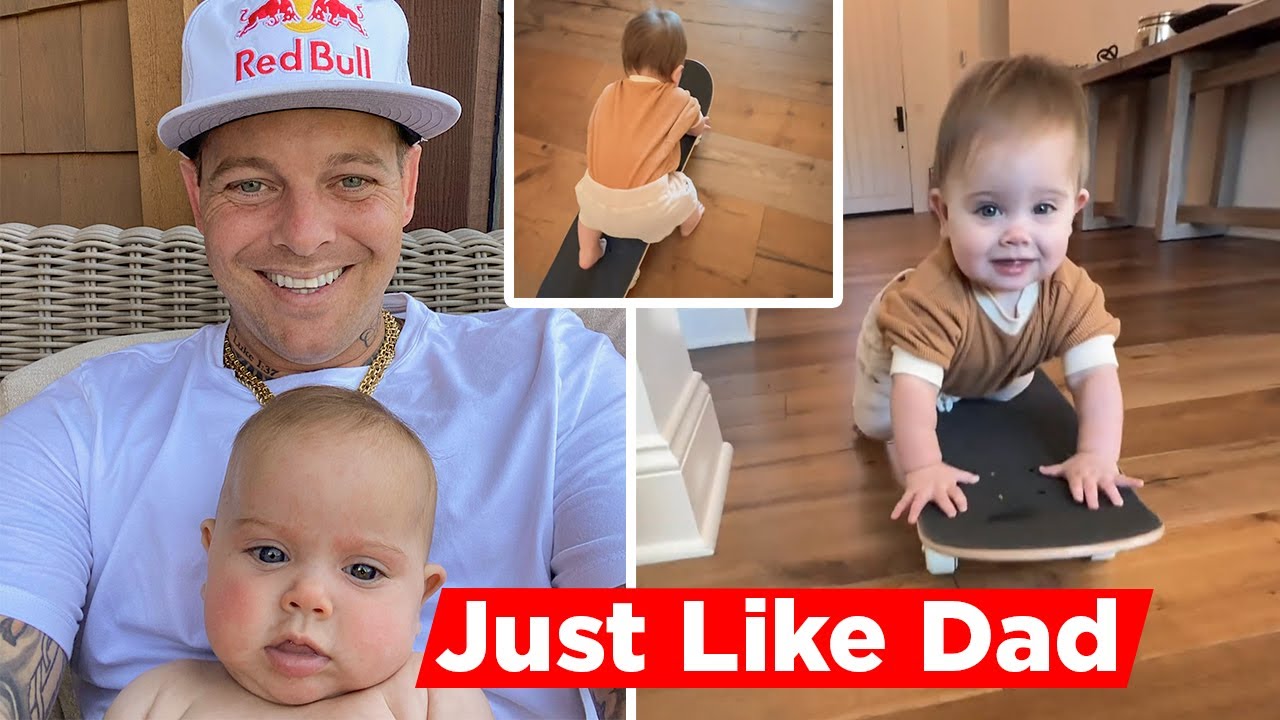 Ryan Sheckler's Baby Daughter Is Just Like Dad As She Rides Skateboard