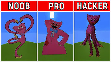NOOB VS PRO VS HACKER Minecraft Pixel art - KISSY MISSY