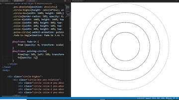 Animacion de anillos en #HTML, #CSS y #Javascript #Shorts