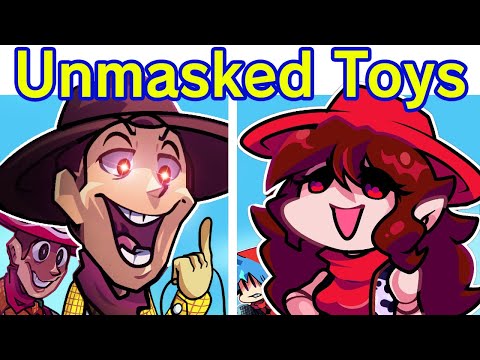 Видео: Friday Night Funkin' Vs ToyStory.EXE | The Unmasked Toys | Toy Story Woody (FNF Mod) (Creepypasta)