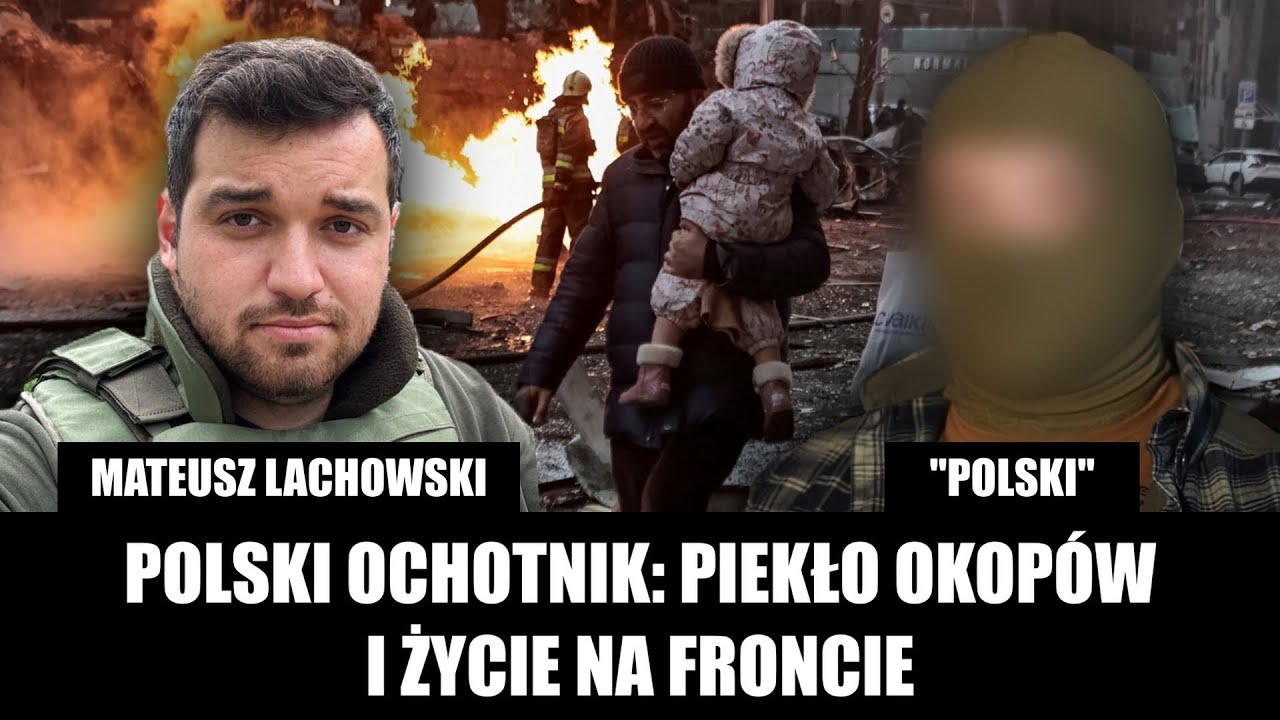 Polski ochotnik opowiada o tym, jak został ranny, jak wygląda życie na froncie oraz o piekle walk.