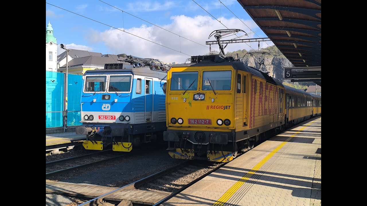 Vlaky v Ústí nad Labem hl.n.