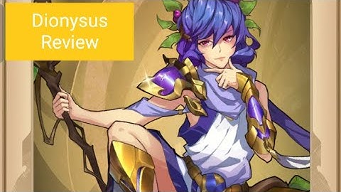 Mythic Heroes Dionysus Build/Review *best boss hero