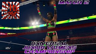 WWE 2K23 - UCW - After Shock - Match 2: Universal Junior Womens Championship