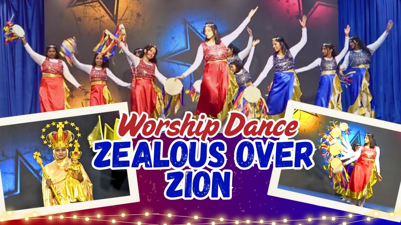 Worship Dance | Zealous Over Zion - By Divine Mercy Youth - YouTube